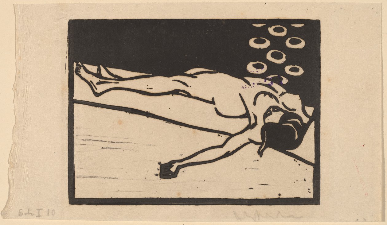 Nu Reclinado de Ernst Ludwig Kirchner