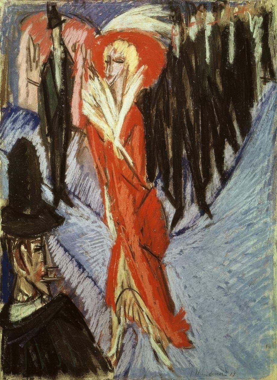 Rote Kokotte de Ernst Ludwig Kirchner