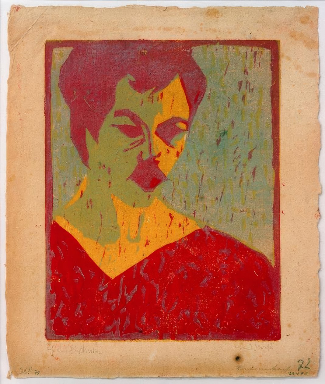 auto-retrato de Ernst Ludwig Kirchner