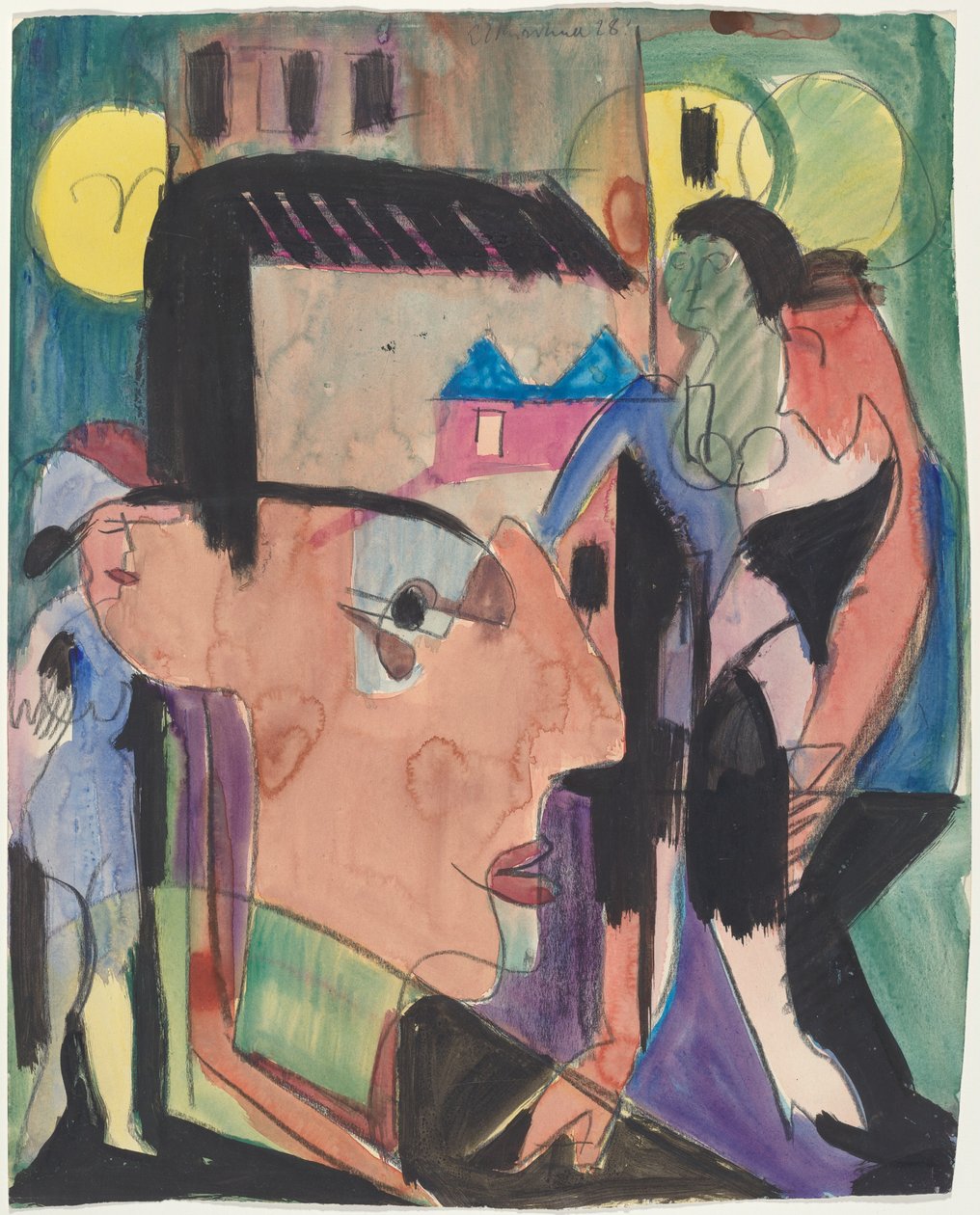 Auto-retrato de Ernst Ludwig Kirchner