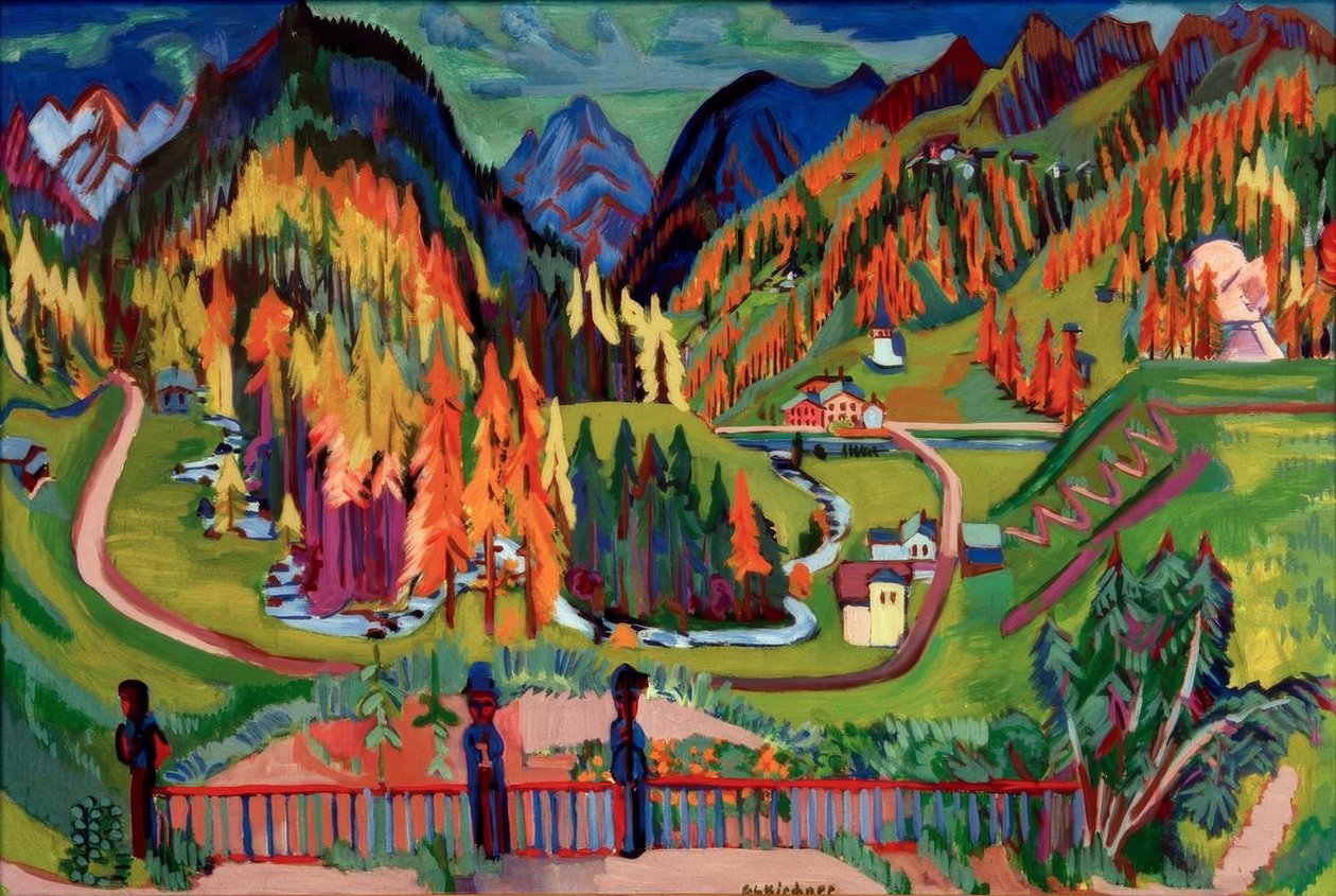 Sertigtal no outono de Ernst Ludwig Kirchner