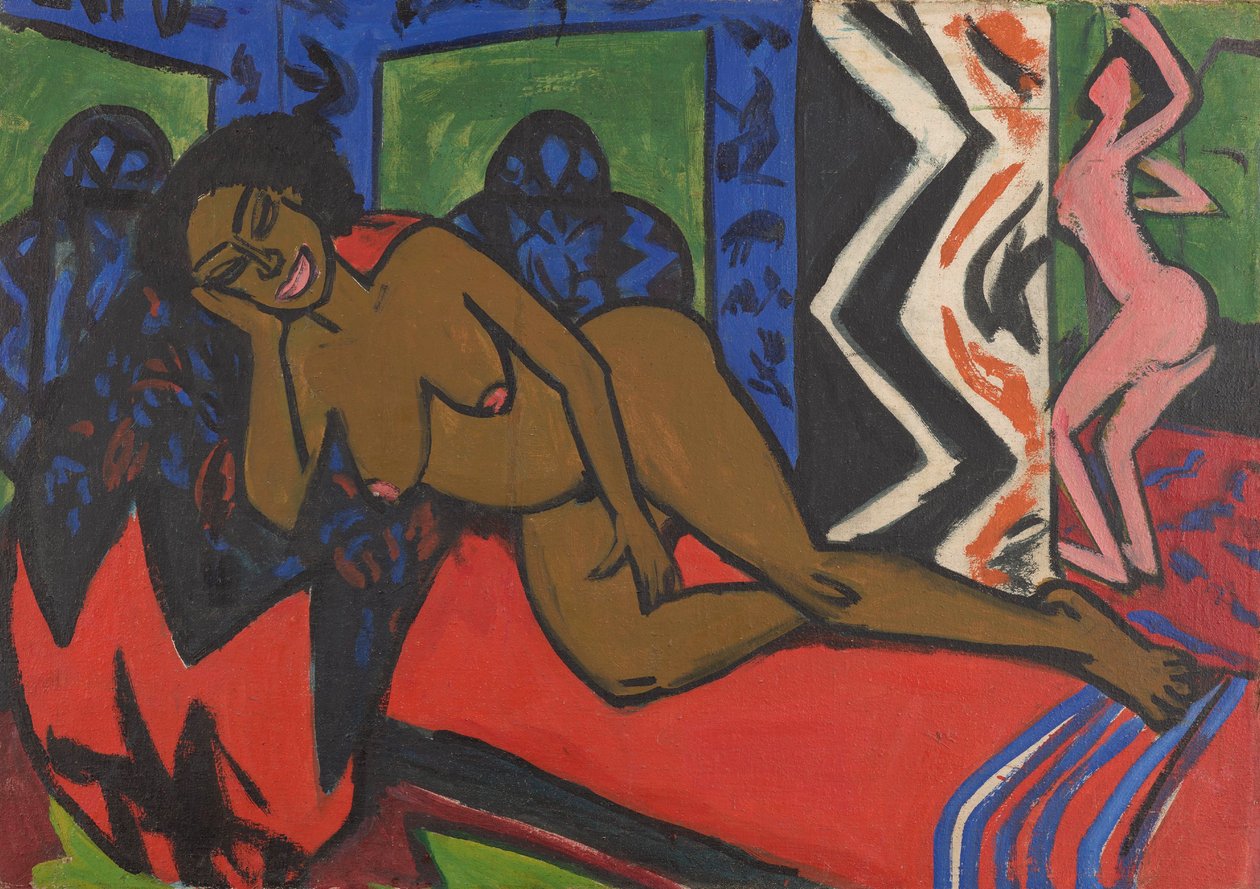 Milli adormecido de Ernst Ludwig Kirchner