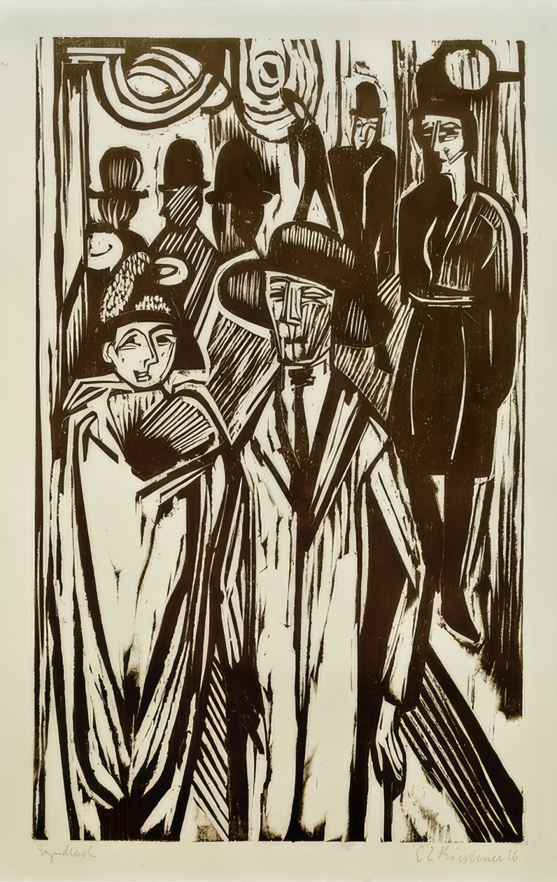 rua de Ernst Ludwig Kirchner