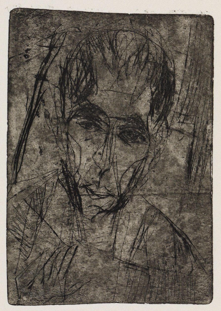 Curva na estrada/Retrato de Wilhelmine Julow I de Ernst Ludwig Kirchner