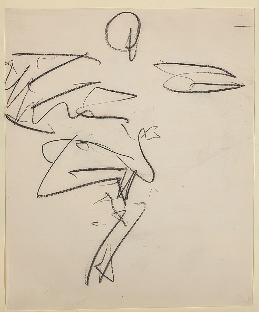 Dançarina. 1910-11 Sketchbook Folkwang Bl. 25 de Ernst Ludwig Kirchner