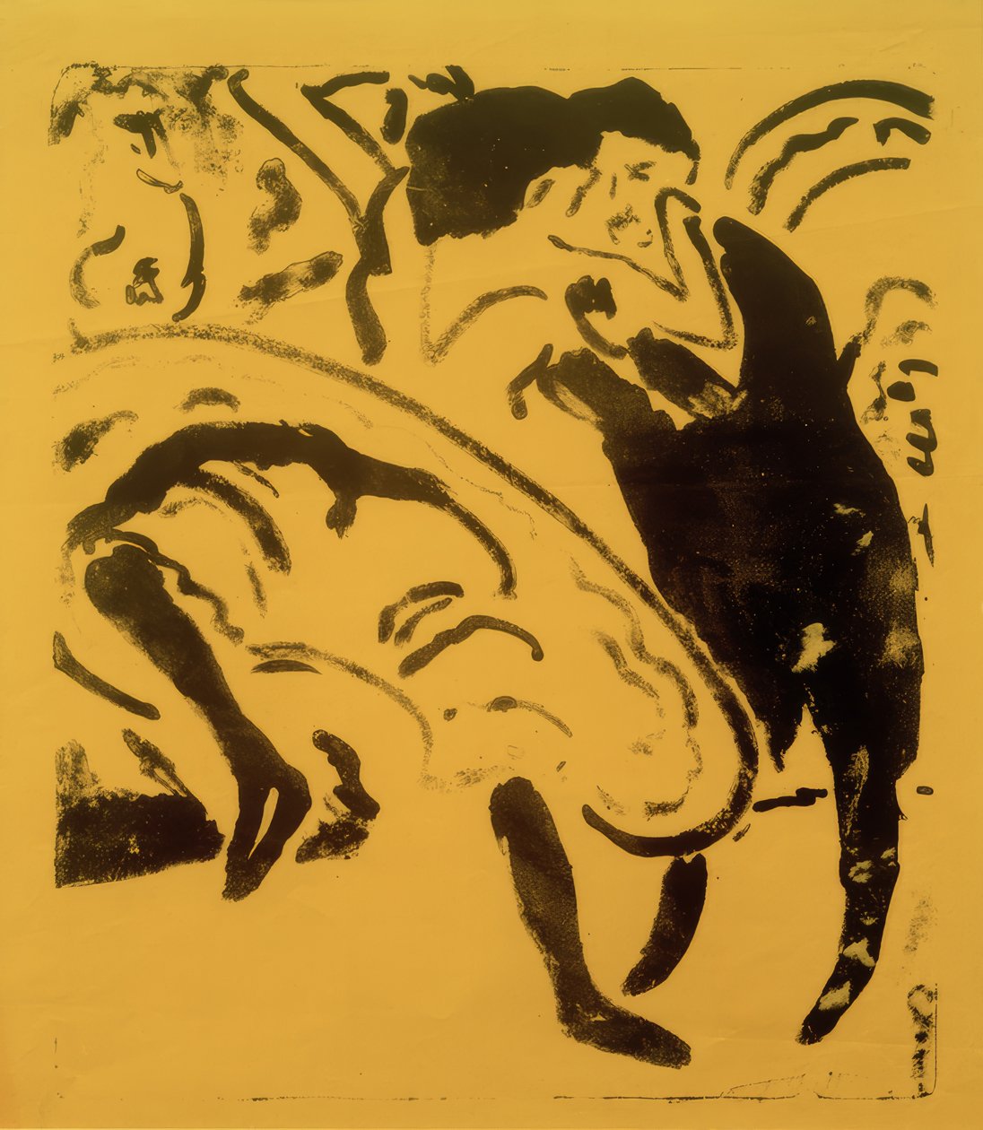 Casal dançante de Ernst Ludwig Kirchner