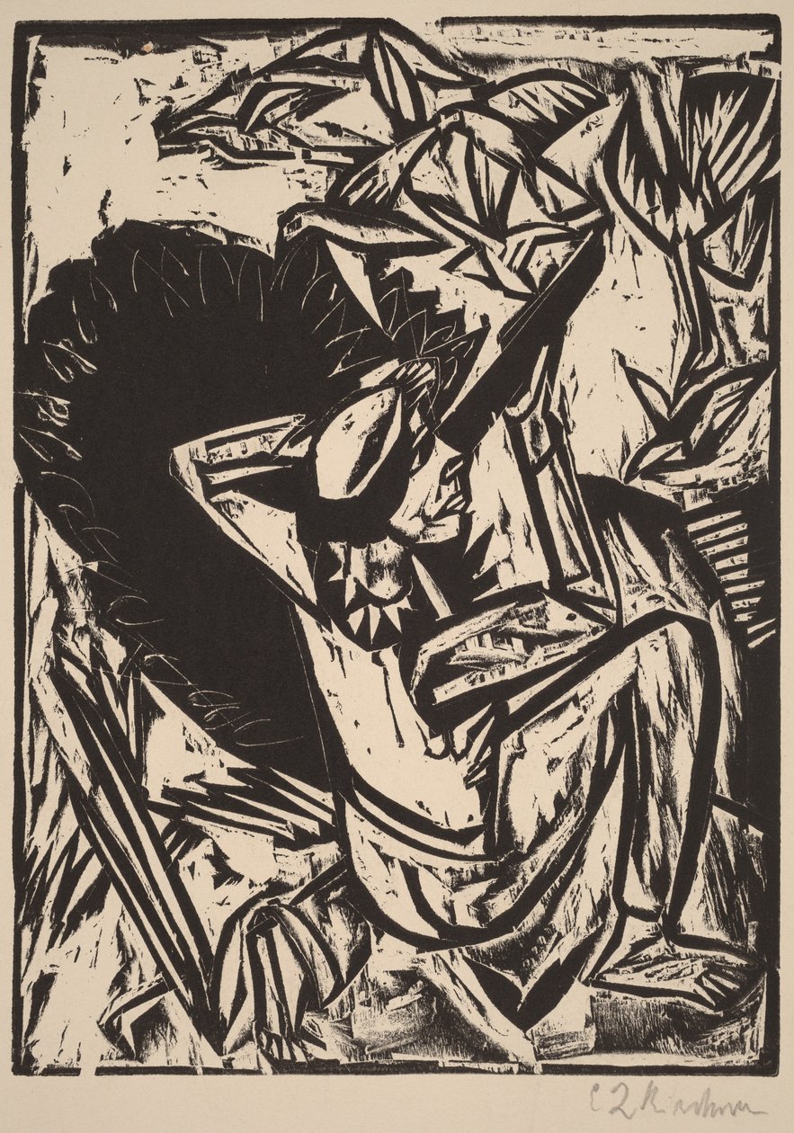 O Caçador de Gaivotas de Ernst Ludwig Kirchner