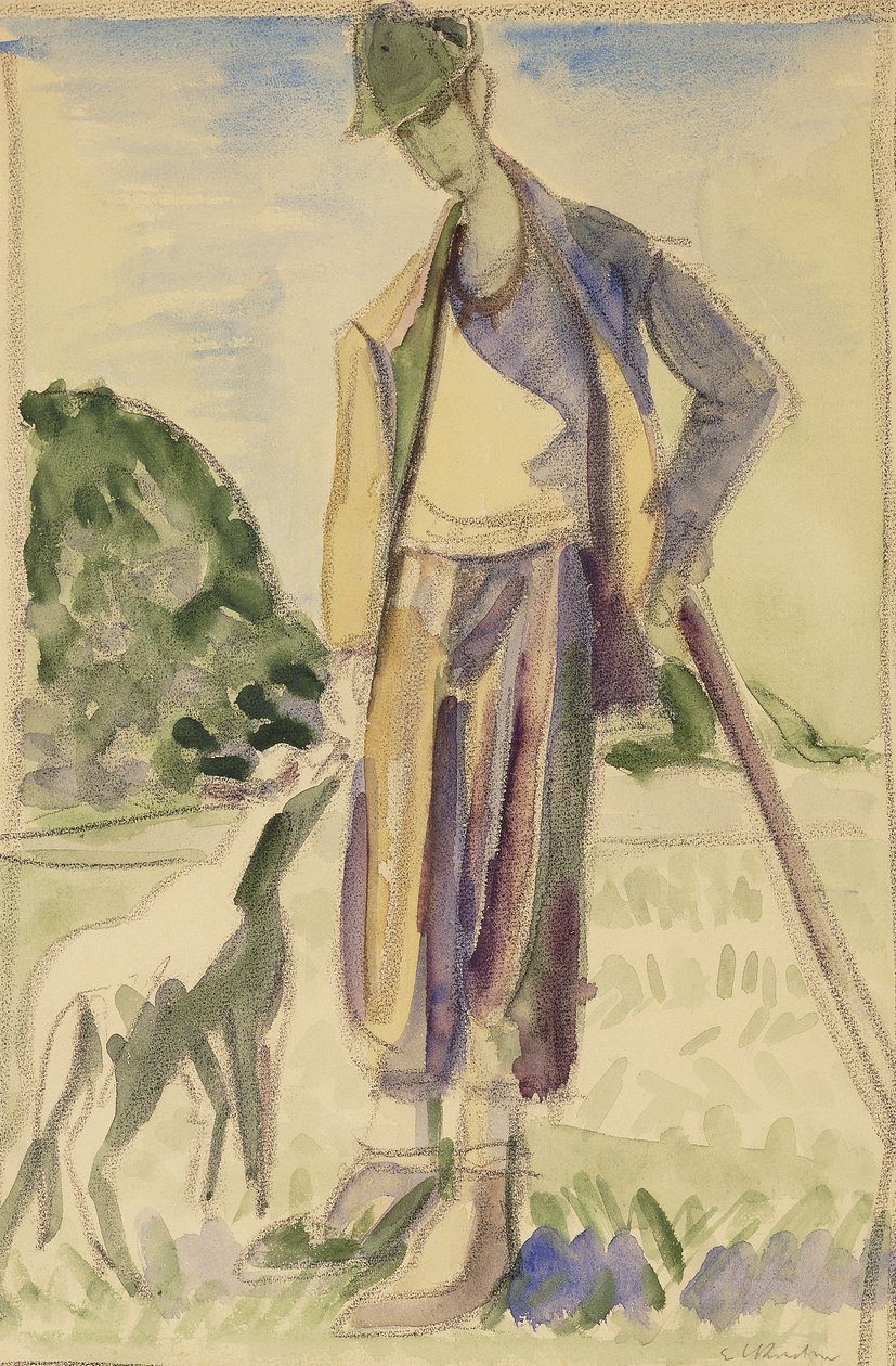O pastor; O pastor de Ernst Ludwig Kirchner