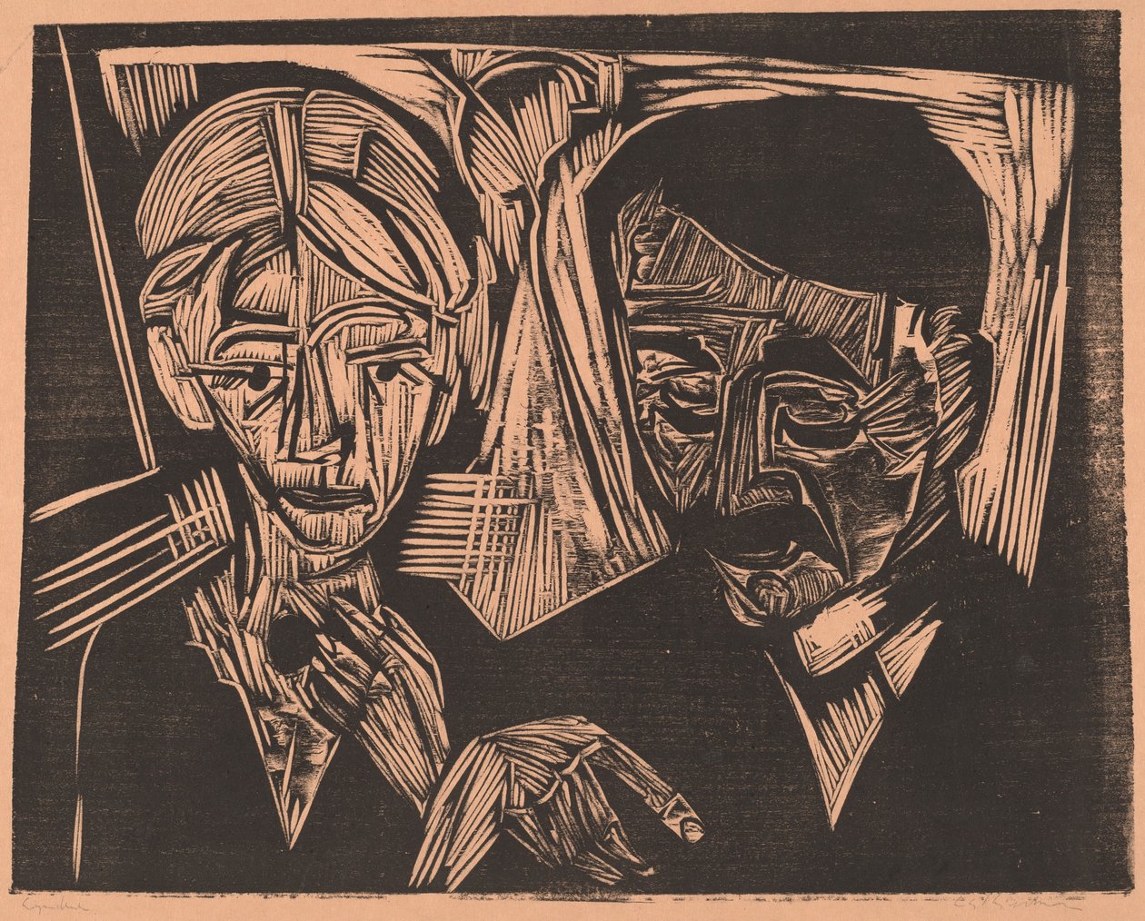 O Casal Müller de Ernst Ludwig Kirchner