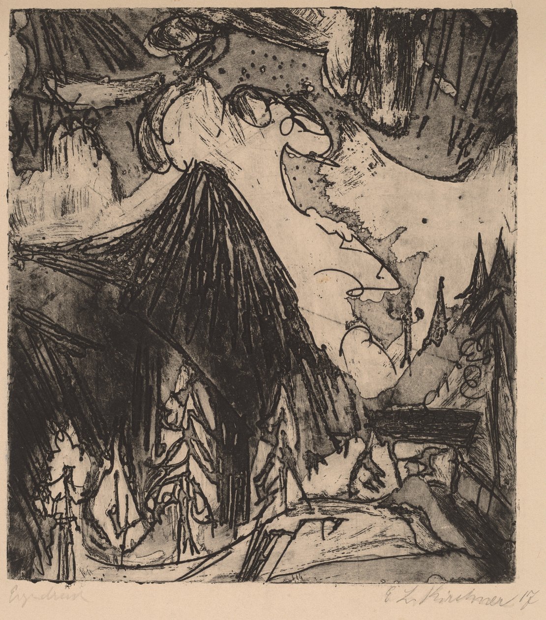O Seehorn de Ernst Ludwig Kirchner