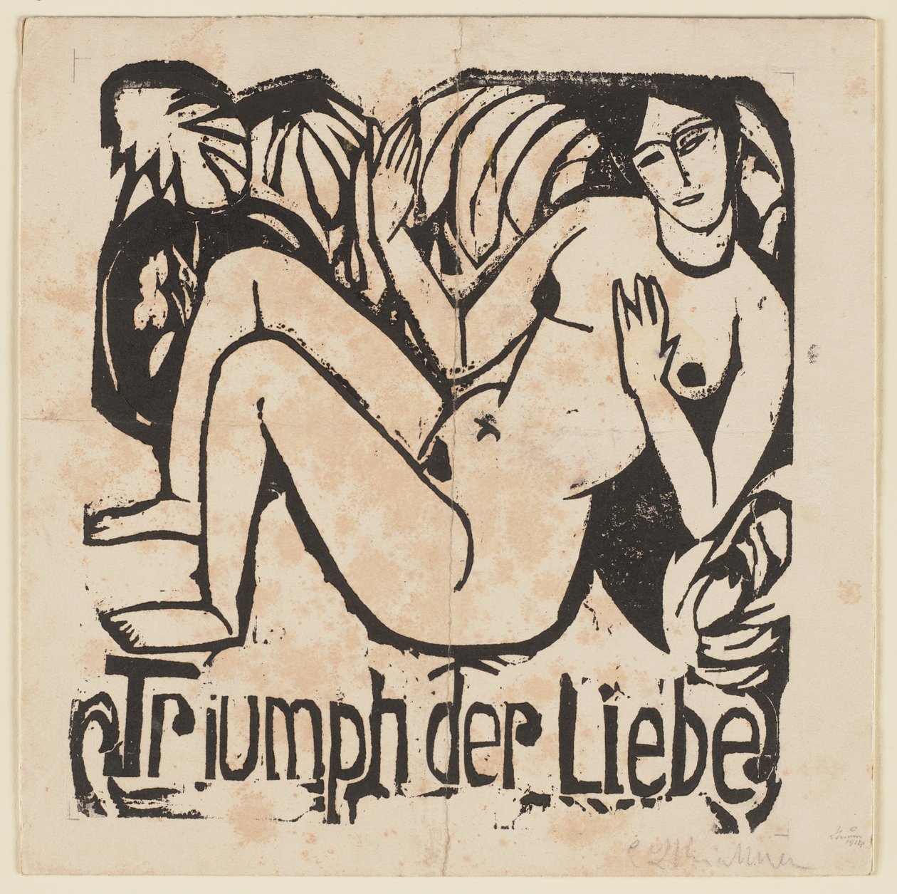 O triunfo do amor de Ernst Ludwig Kirchner