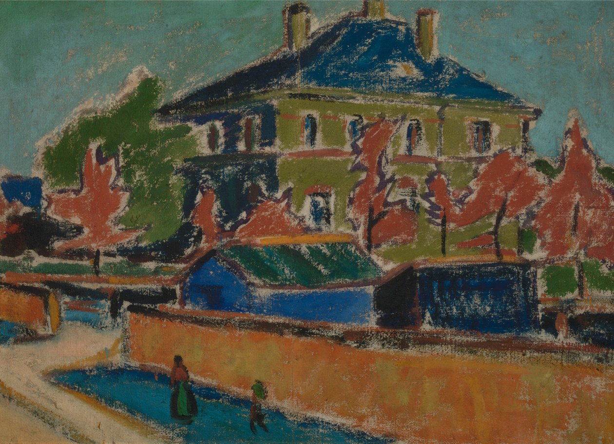 Moradia em Dresden de Ernst Ludwig Kirchner