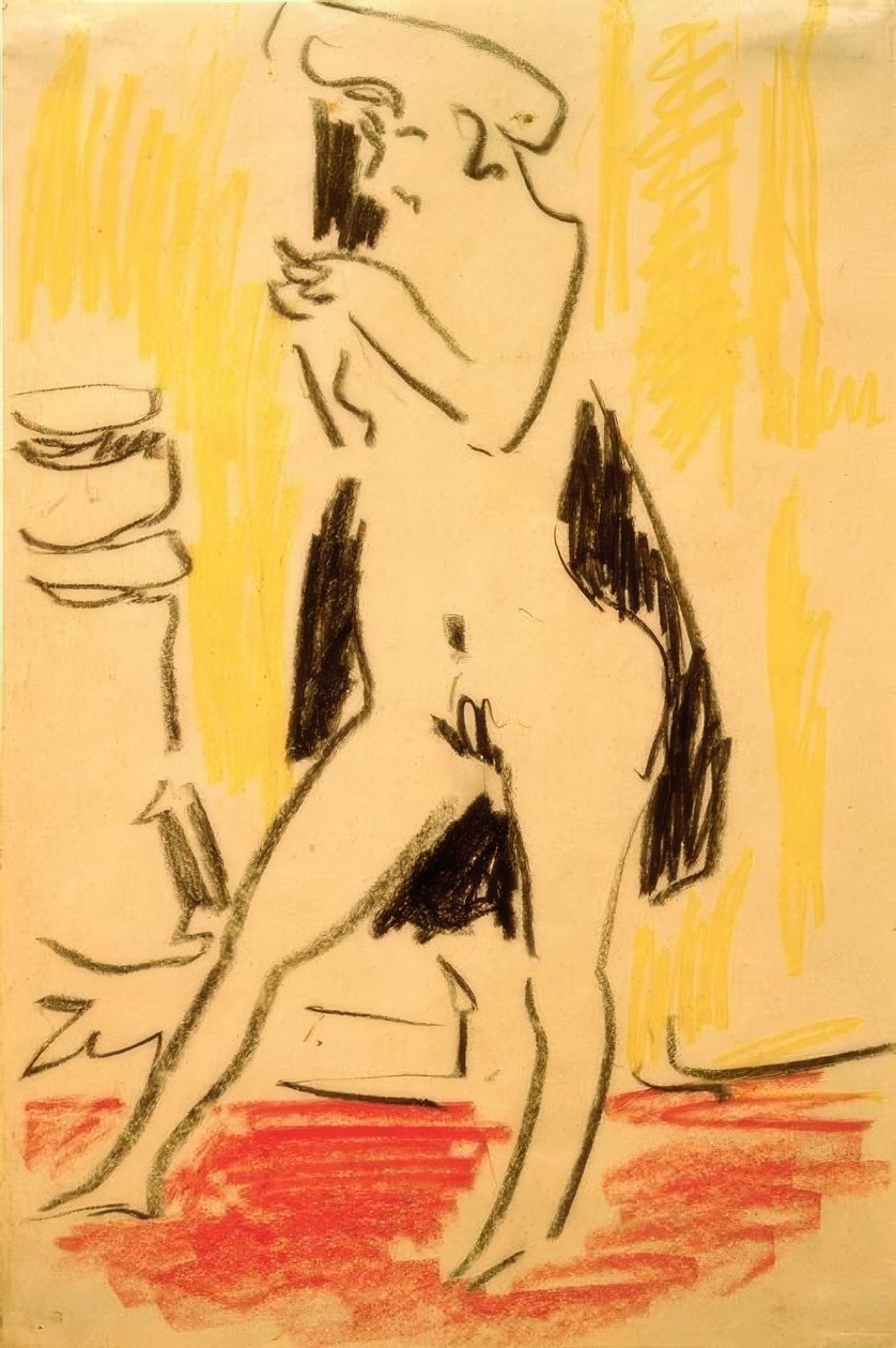 Modelo feminino de Ernst Ludwig Kirchner