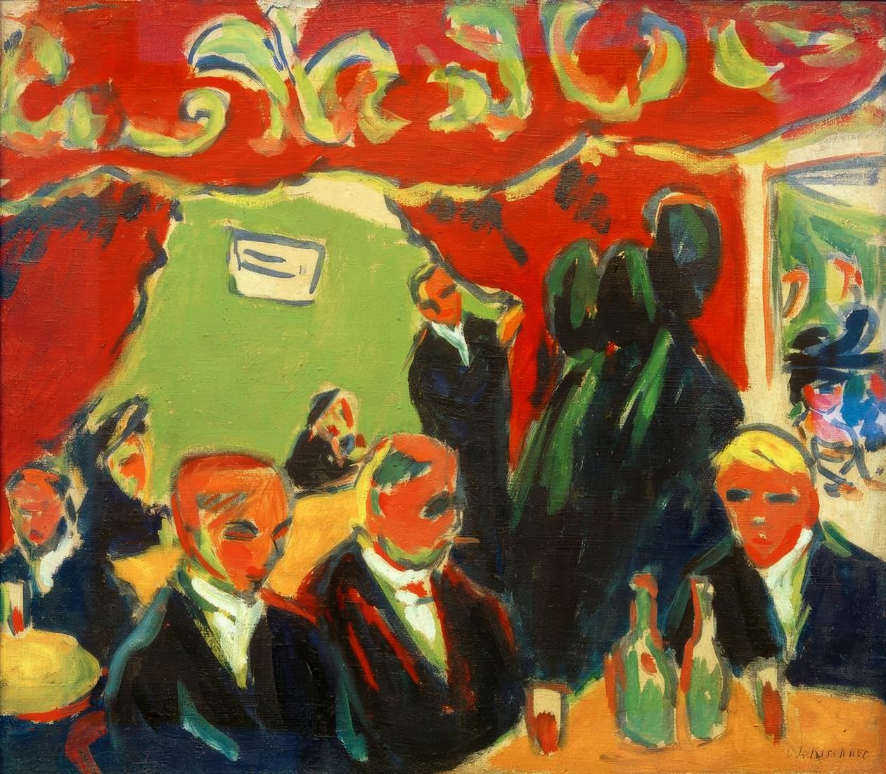 bar de vinhos de Ernst Ludwig Kirchner