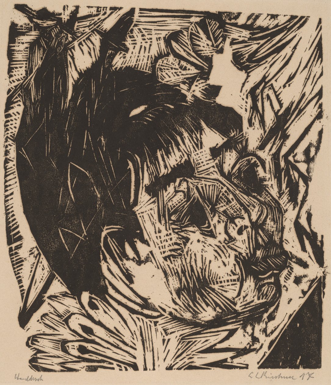 Esposa do Professor Schaxel de Ernst Ludwig Kirchner