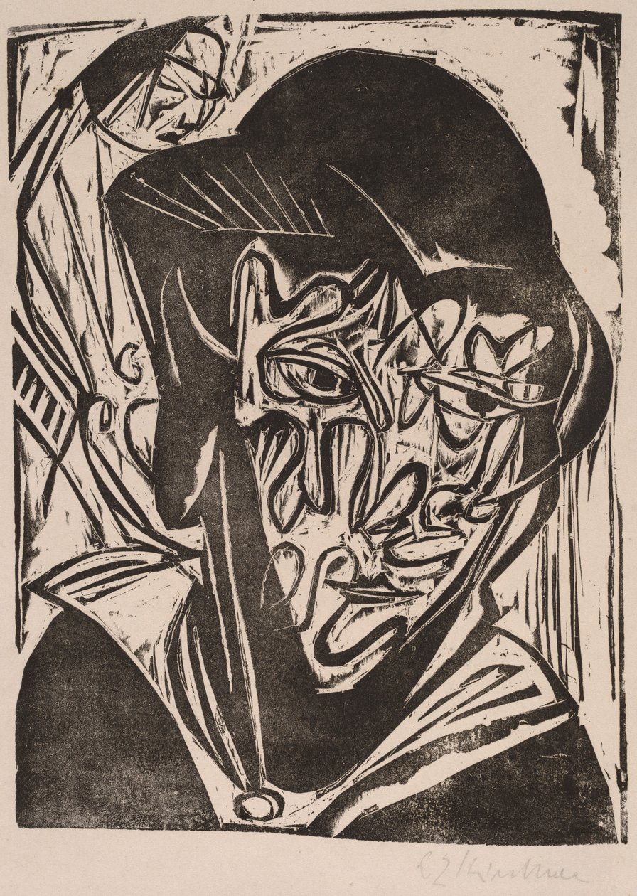 Mulher com véu de Ernst Ludwig Kirchner