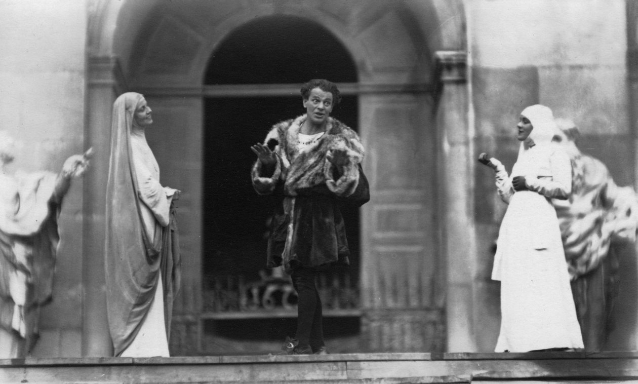 Performance de Jedermann, Festival de Salzburgo, Áustria, século XX de Ernst Maier
