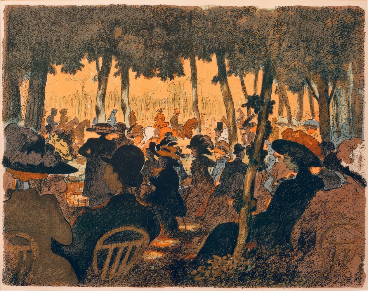 Pessoas no parque de Ernst Matthes