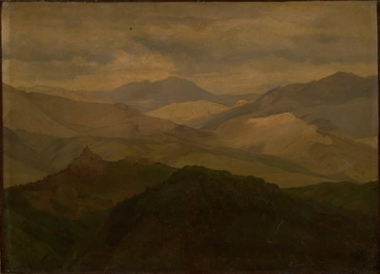Paisagem montanhosa em Civitella de Ernst Meyer