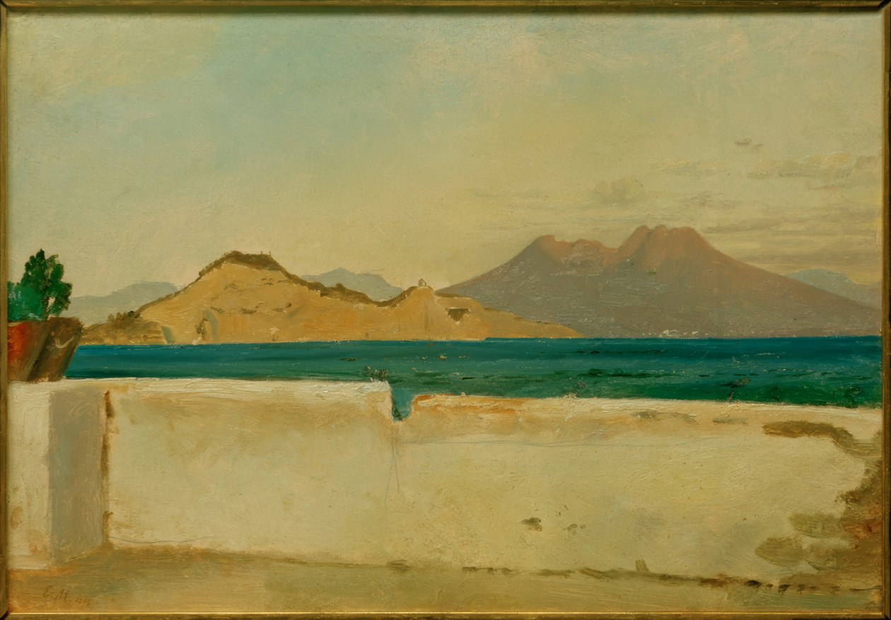 Vesúvio - pintura de Ernst Meyer de Ernst Meyer