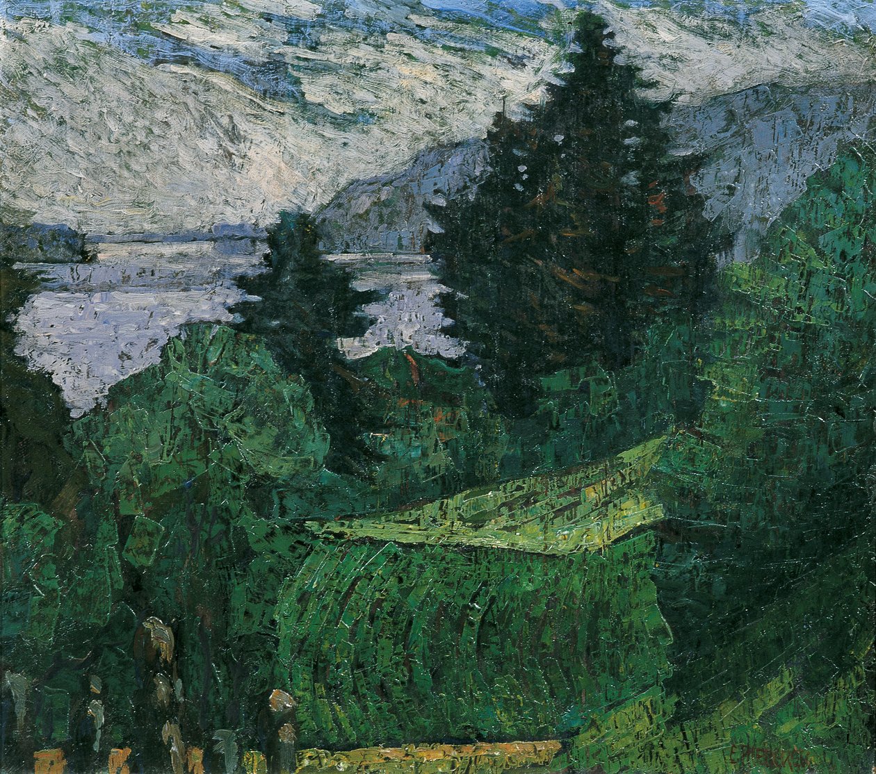 Vista no lago de Ernst Riederer