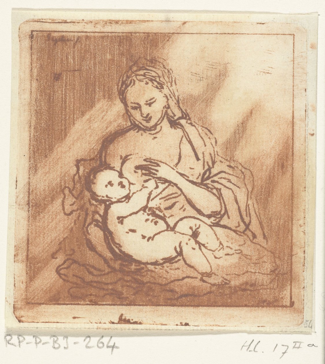 Maria amamenta Cristo de Ernst Willem Jan Bagelaar