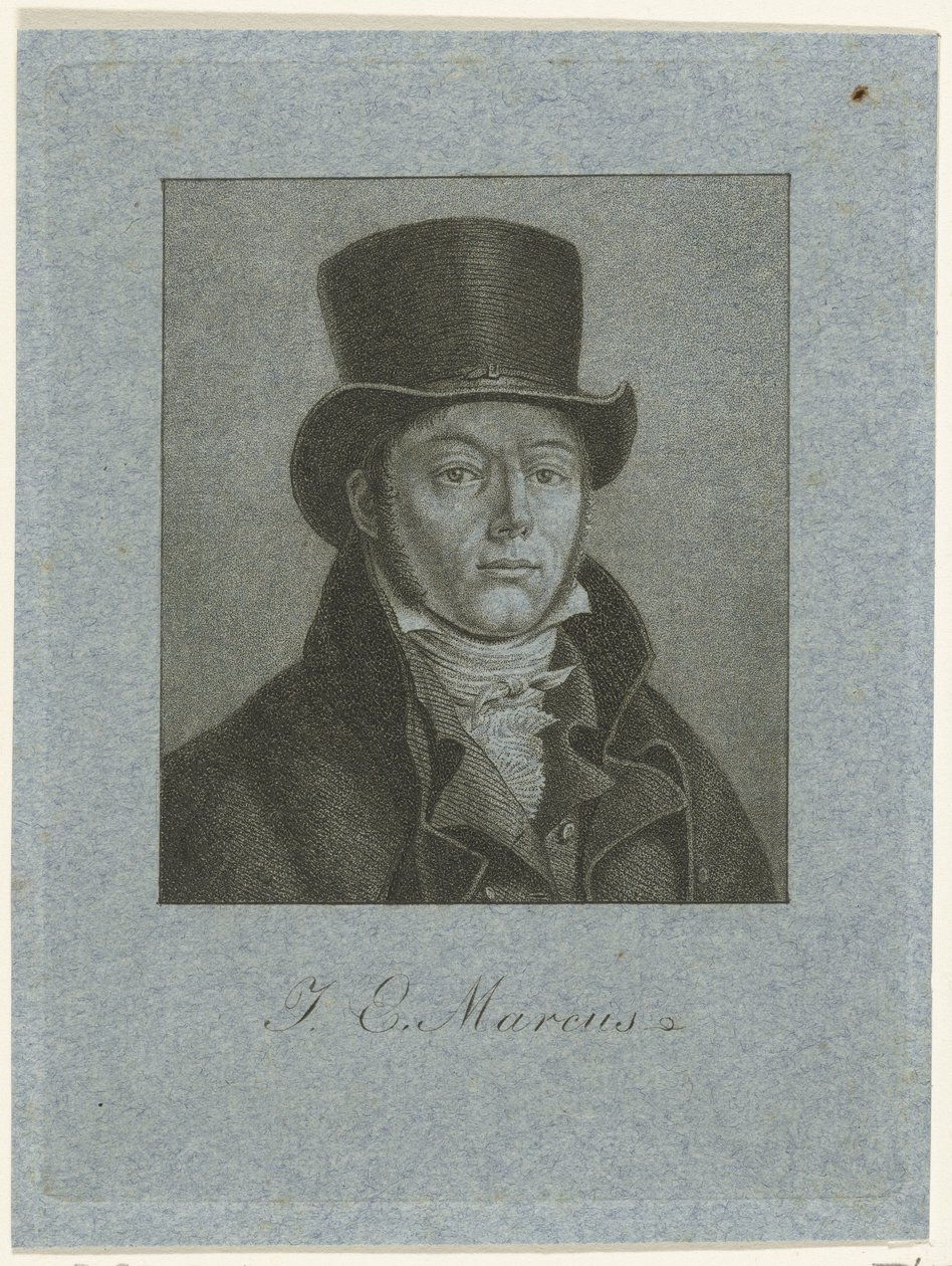 Retrato de Jacob Ernst Marcus de Ernst Willem Jan Bagelaar