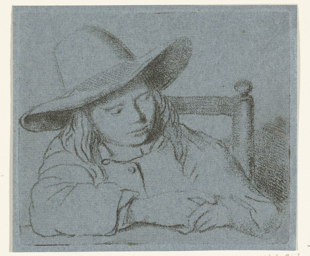 Menino dormindo com chapéu de Ernst Willem Jan Bagelaar