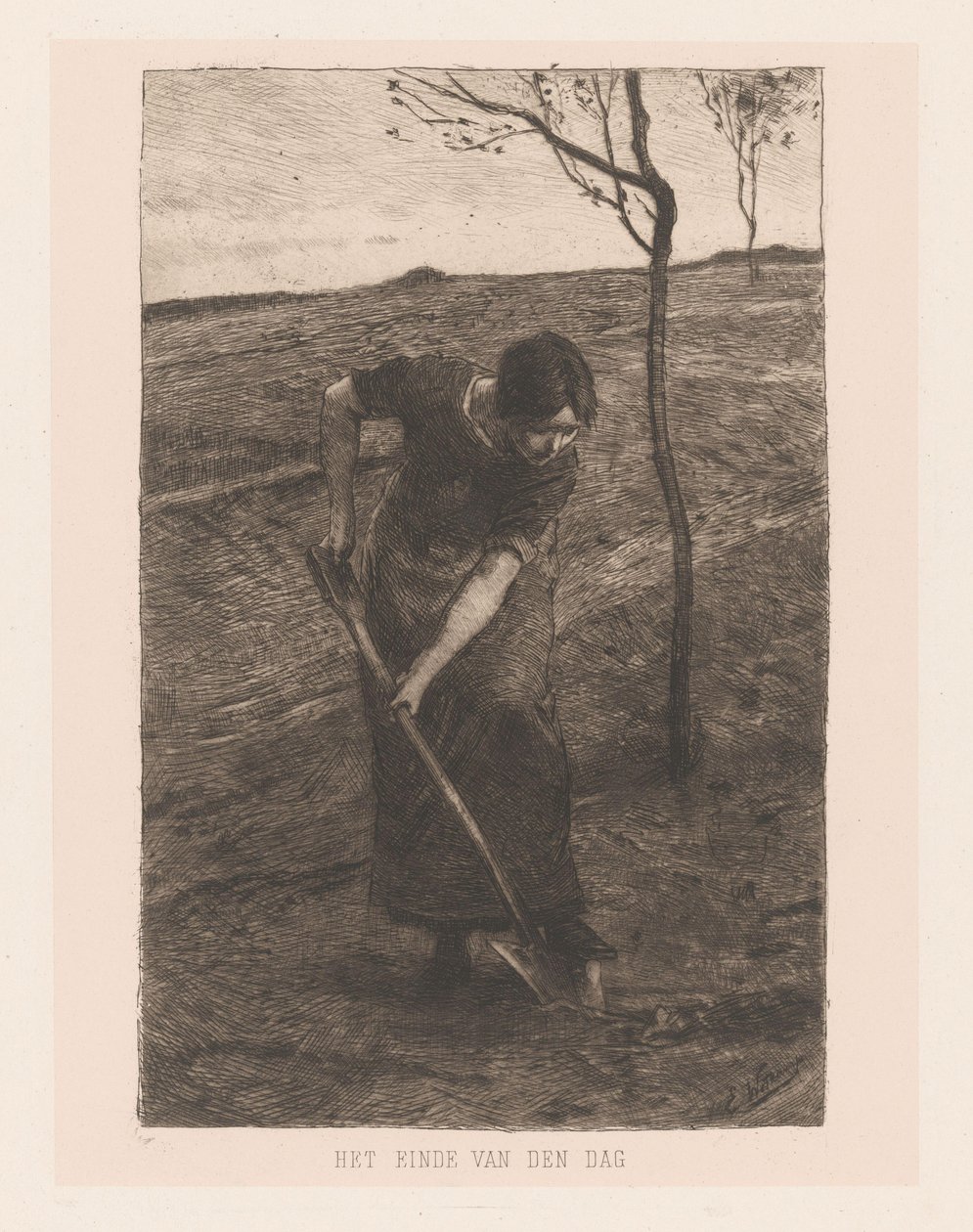 Criar mulher de Ernst Witkamp (signed by artist)