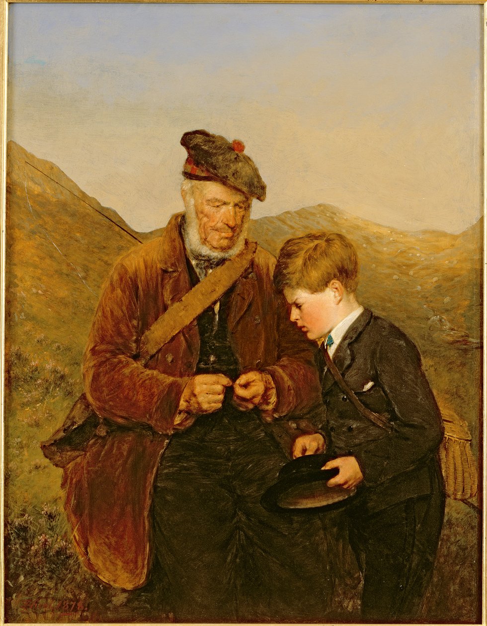 Um aluno disposto, 1878 de Erskine Nicol
