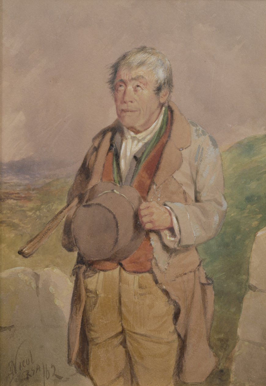 Mudança do clima, 1862 de Erskine Nicol