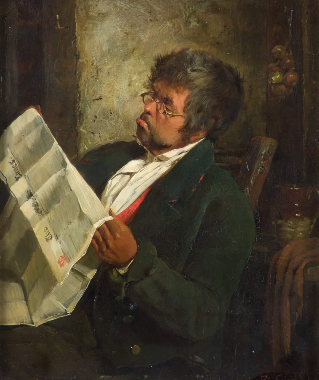 Lendo as Notícias de Erskine Nicol