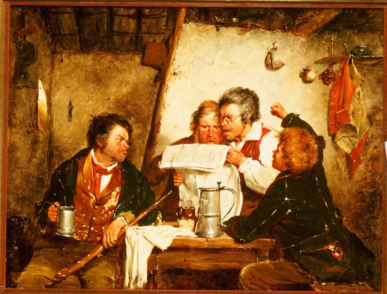 Os Ryans e os Dwyers, homens caluniados, 1856 de Erskine Nicol