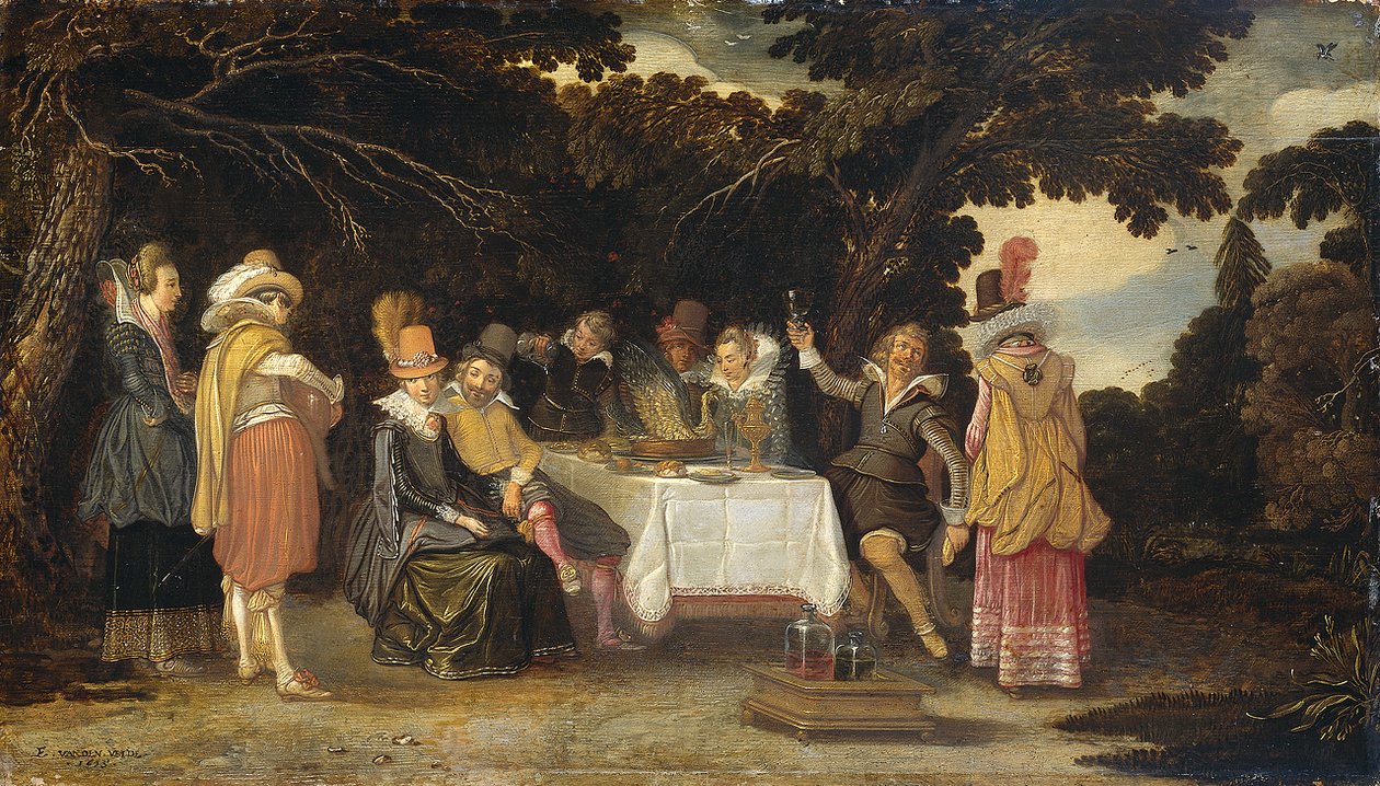 A festa do país de Esaias van de Velde