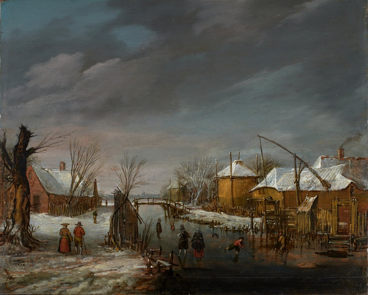 paisagem de Esaias I van de Velde