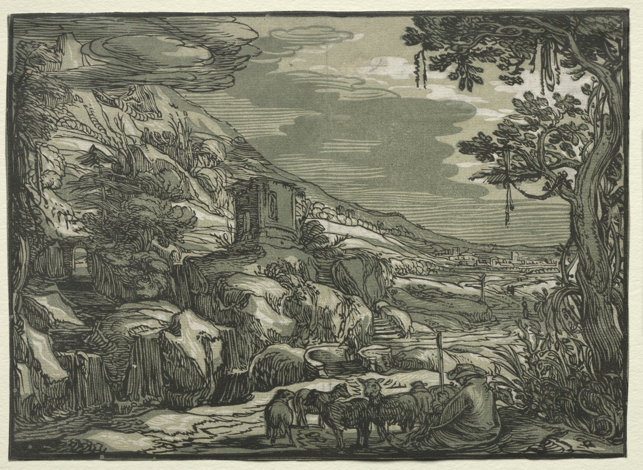 Paisagem arcádica de Esaias van de Velde