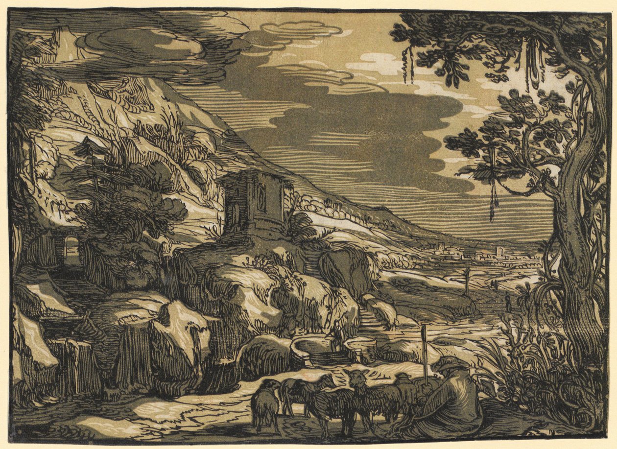 Paisagem arcádica de Esaias van de Velde