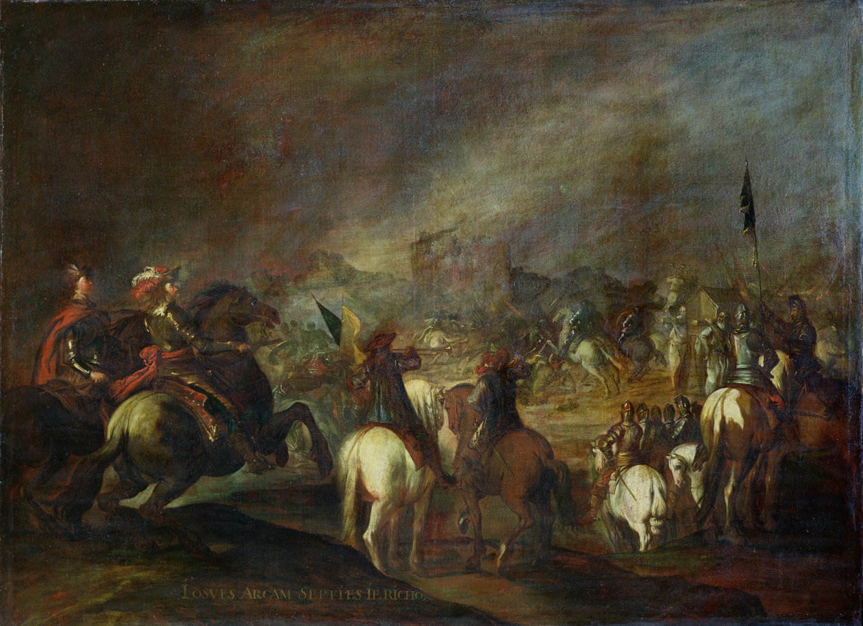 Josué nas paredes de Jericó de Esteban March