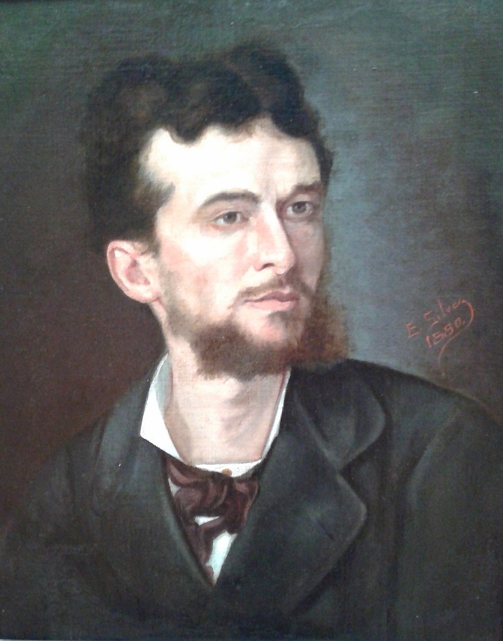Retrato do pintor Giovanni Battista Castagneto de Estevão Silva
