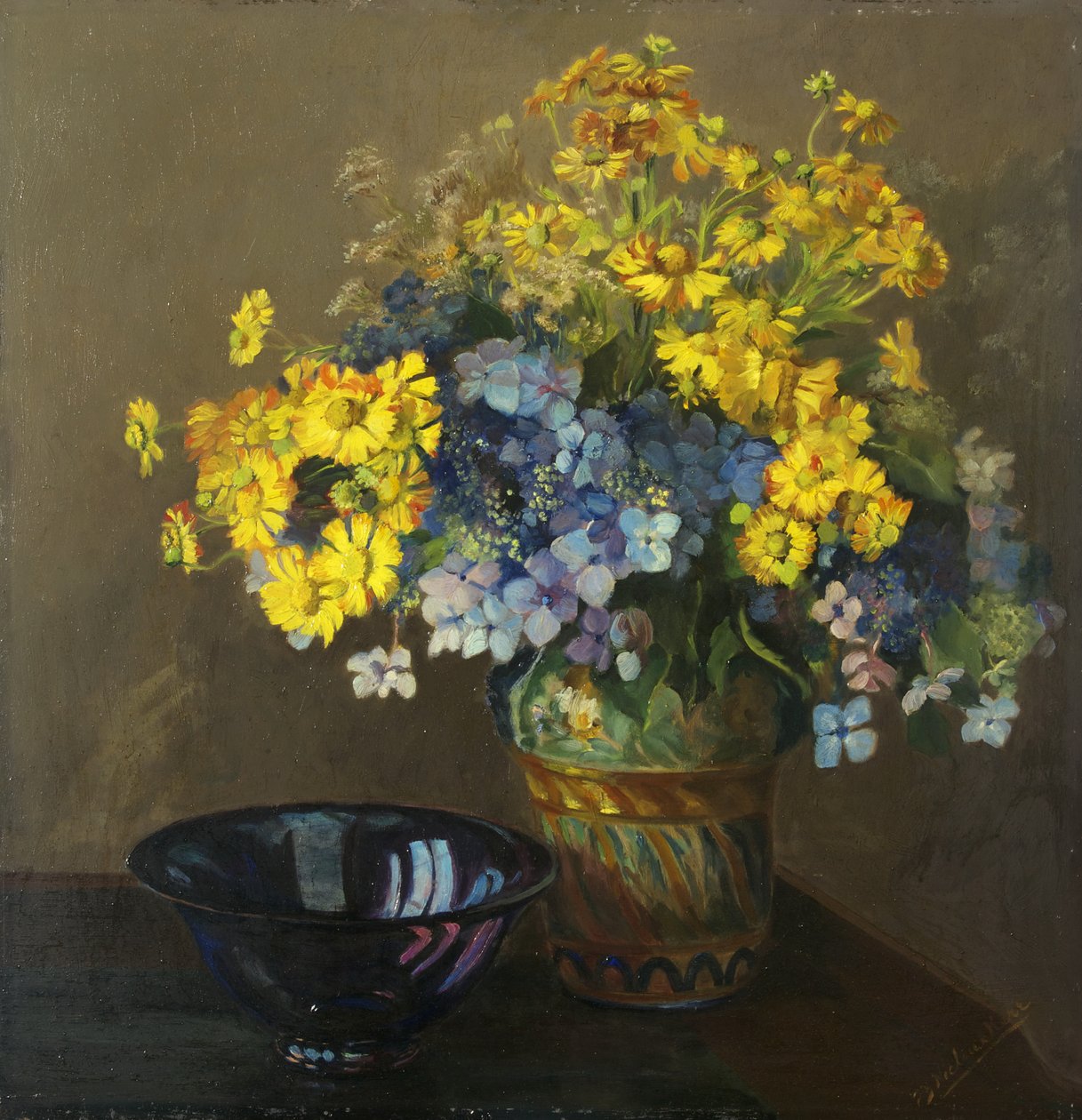 Azul e Dourado de Esther Barbara Nicloux Kerr