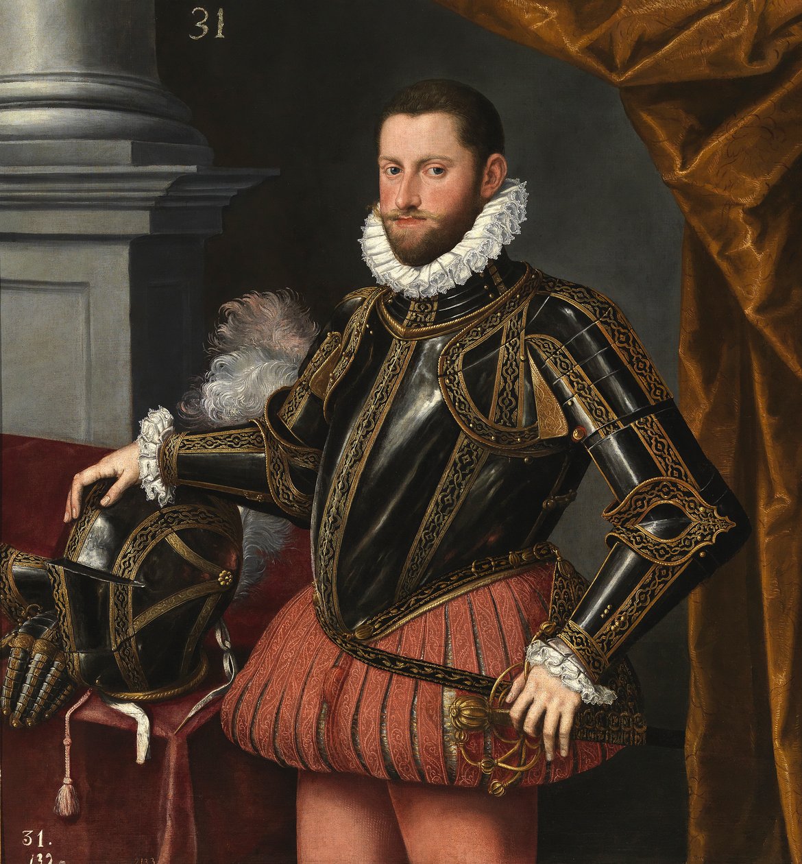 Arquiduque Diego Ernesto da Áustria de Estilo de Alonso Sánchez Coello