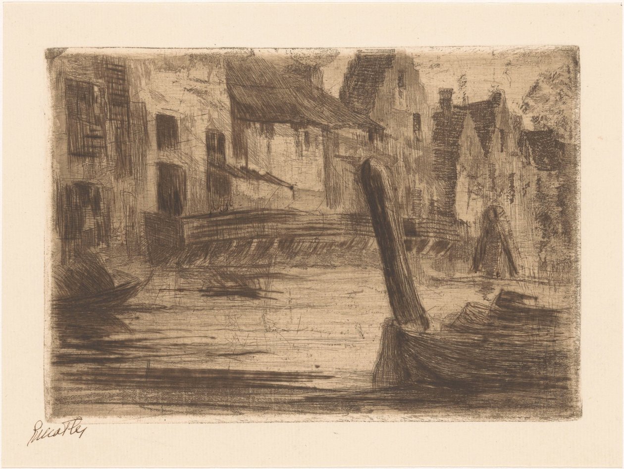 Dordrecht (título original no objeto) de Etha Fles (signed by artist)