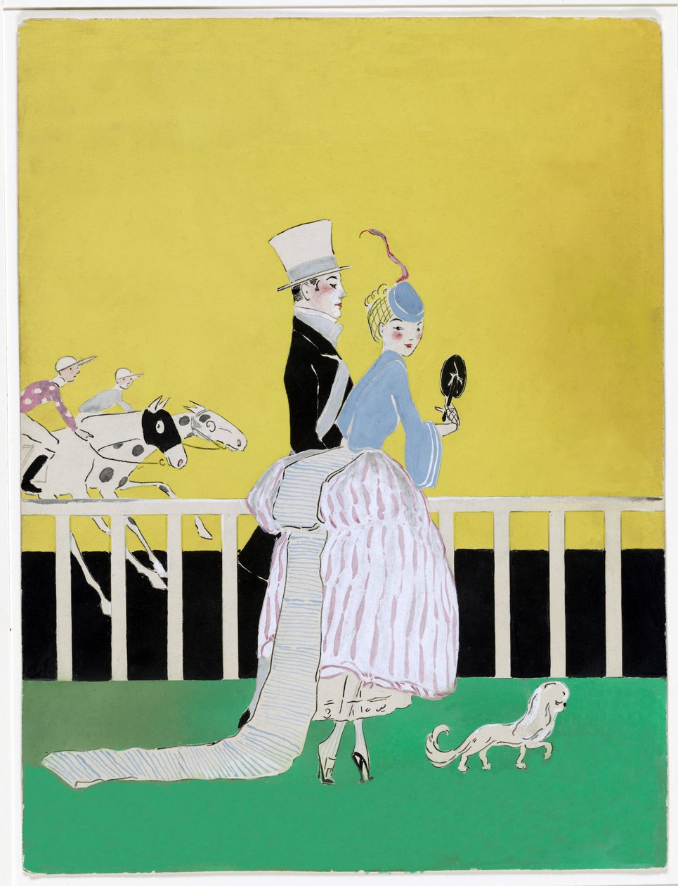 No Races, Vanity Fair Cover, agosto de 1916, pub. c.1916 de Ethel McClellan Plummer
