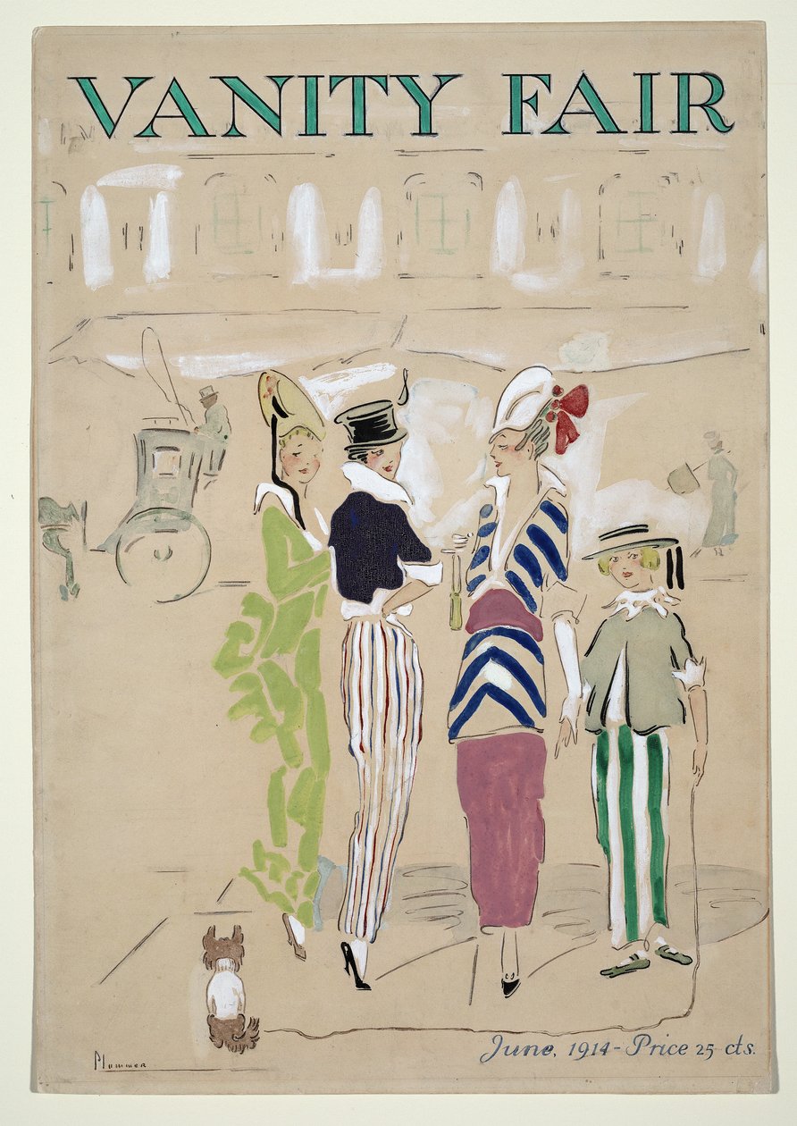 Vanity Fair Cover, junho de 1914, pub. 1914 de Ethel McClellan Plummer