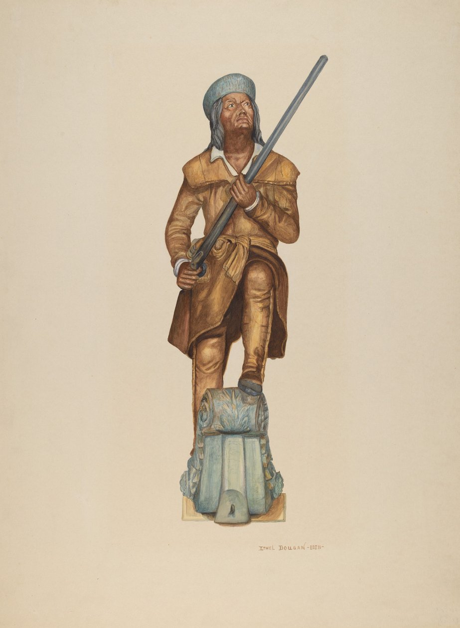 Figura de proa: Davy Crockett, 1938. de Ethel Dougan