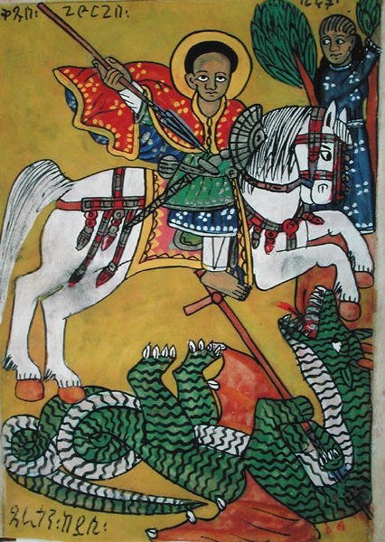 W.951 fol.78r St. George and the Dragon, de 