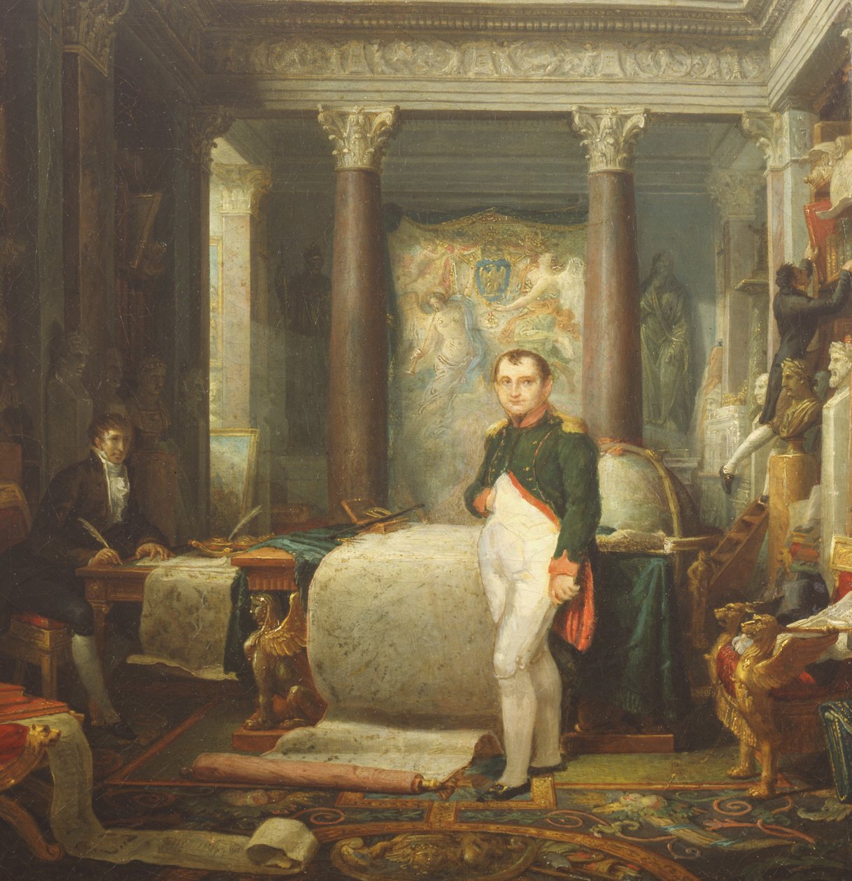 Napoleão em seu escritório de Etienne Barthelemy Garnier
