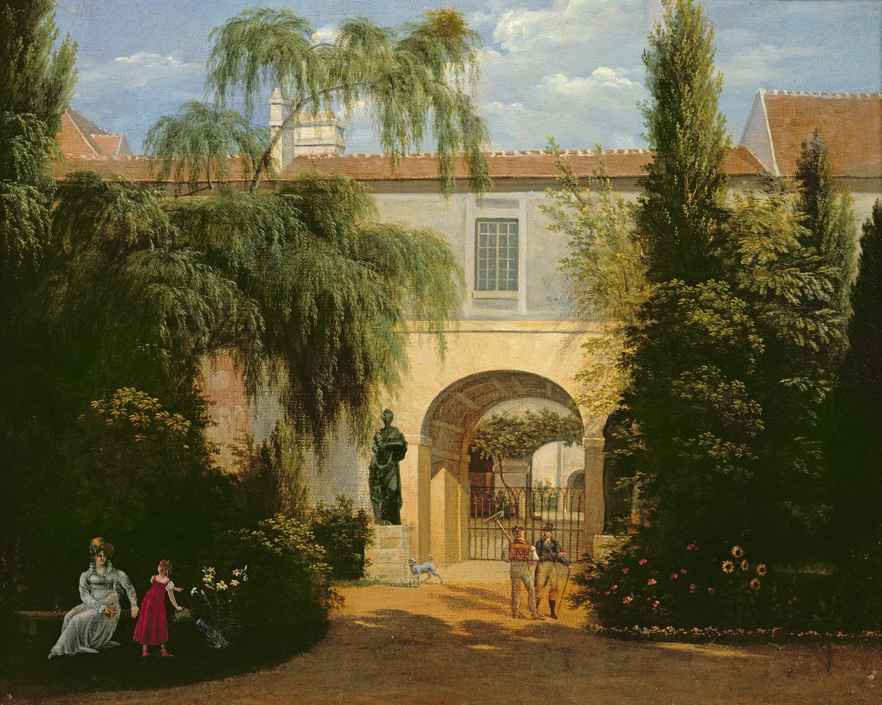 Jardim em um pátio de Etienne Bouhot