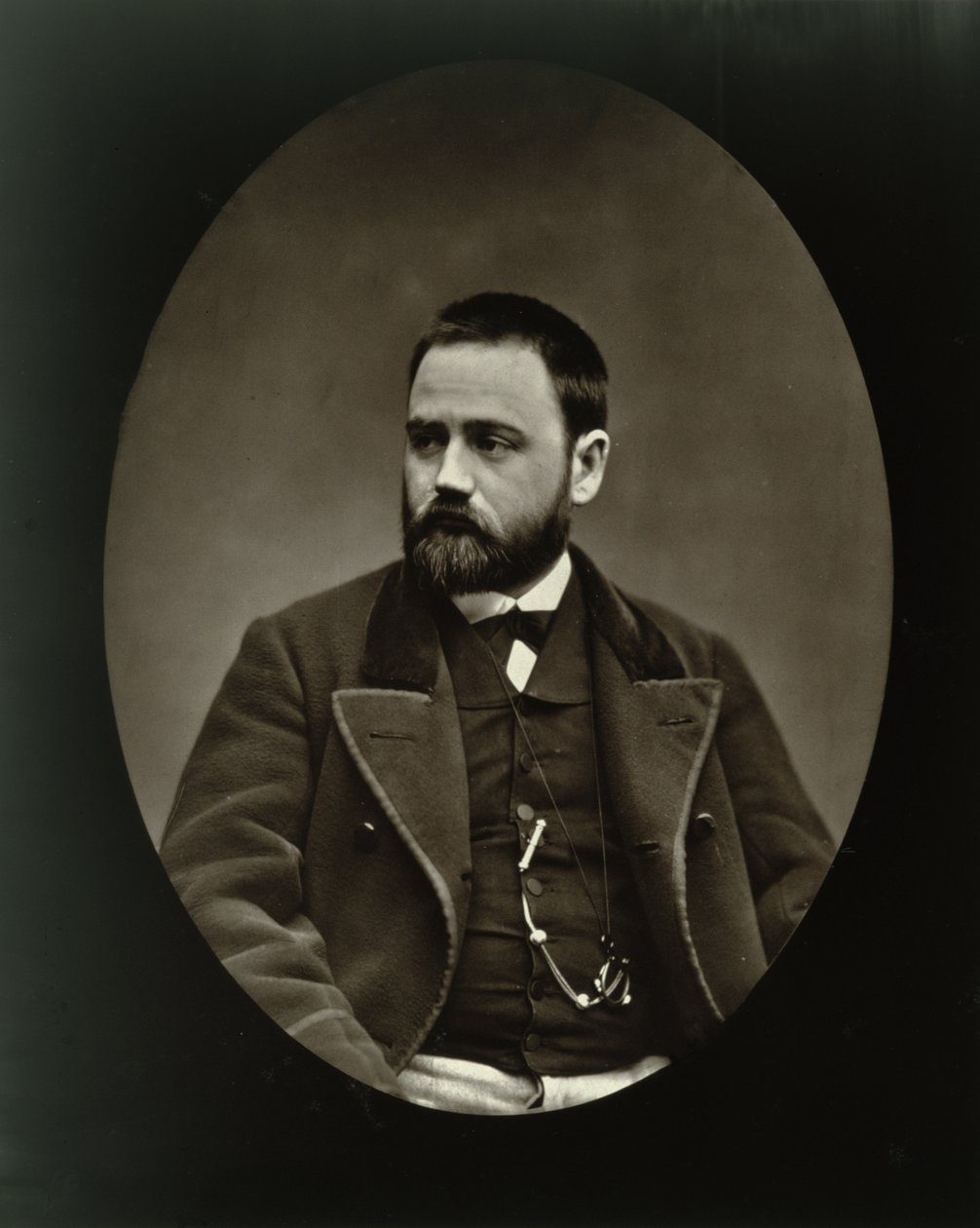 Emile Zola (1840-1902) de "Galerie Contemporaine", 1877 de Etienne Carjat