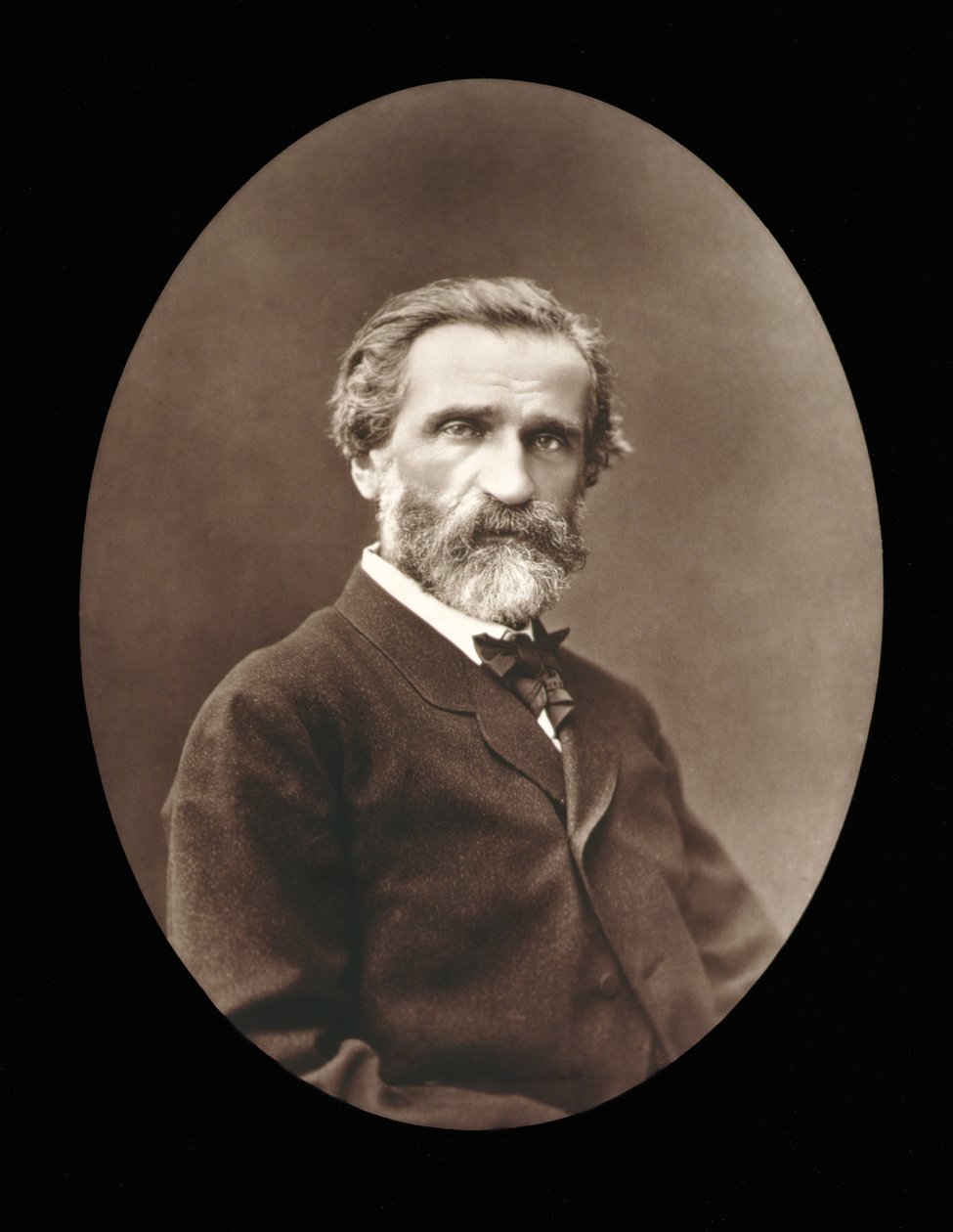 Giuseppe Verdi (1813-1901) de "Galerie Contemporaine", 1877 (ver 176741) de Etienne Carjat